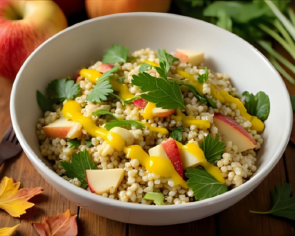 Herbstlicher Couscous‑Salat mit Chutney