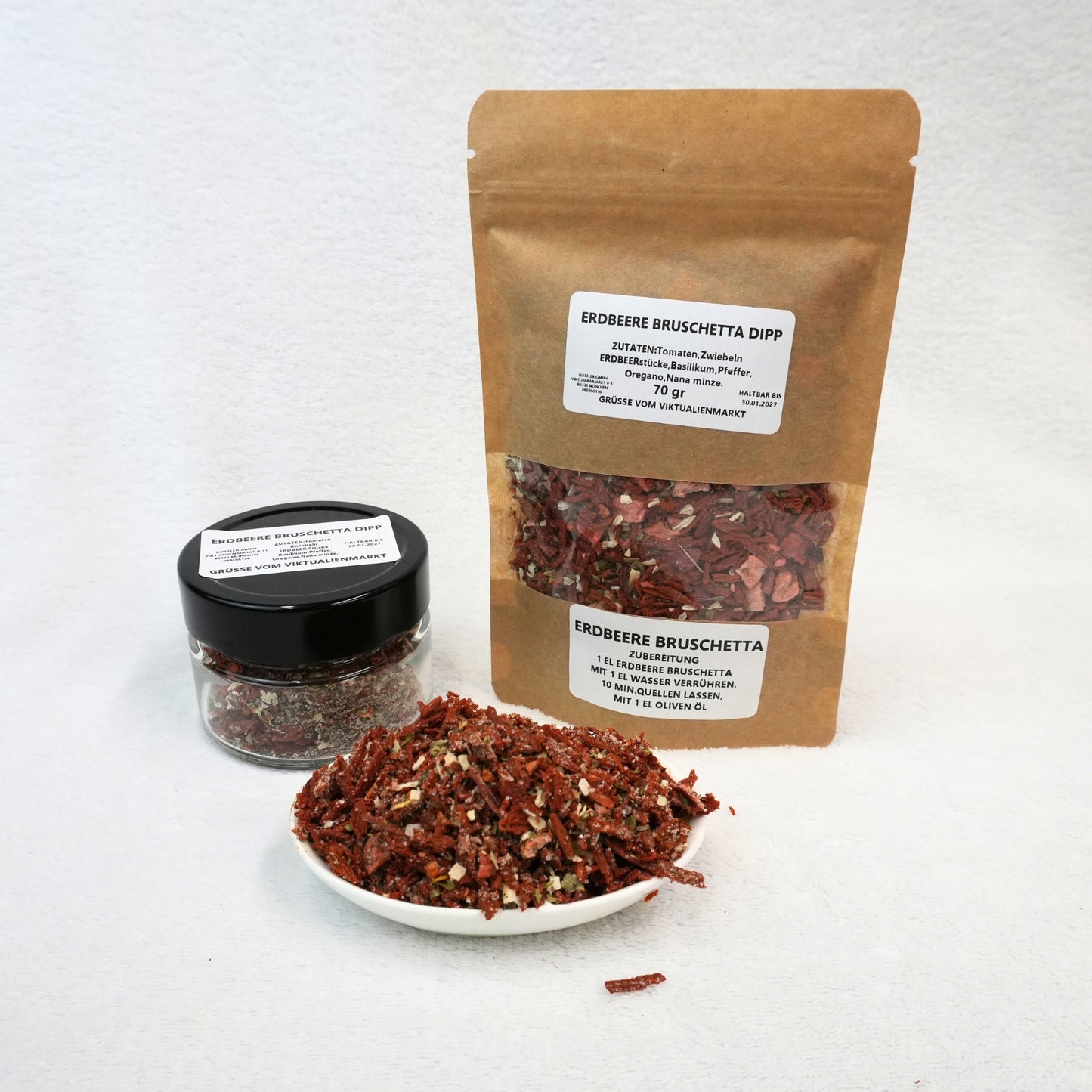 Erdbeere Bruschetta Dipp