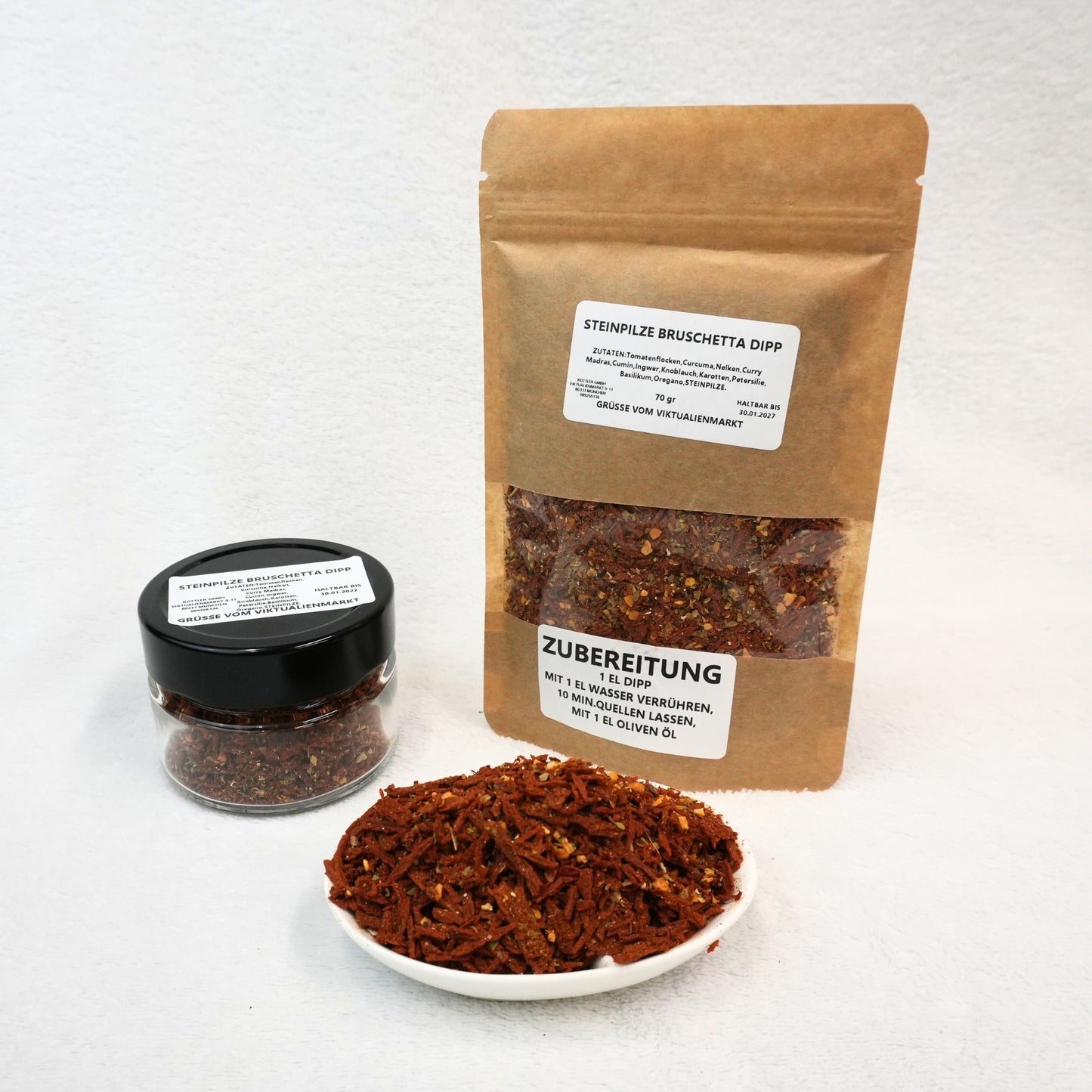 Steinpilze Bruschetta Dipp